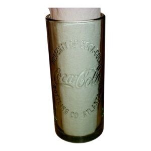 Collectible Coca-Cola Heavy weight Drinking glass